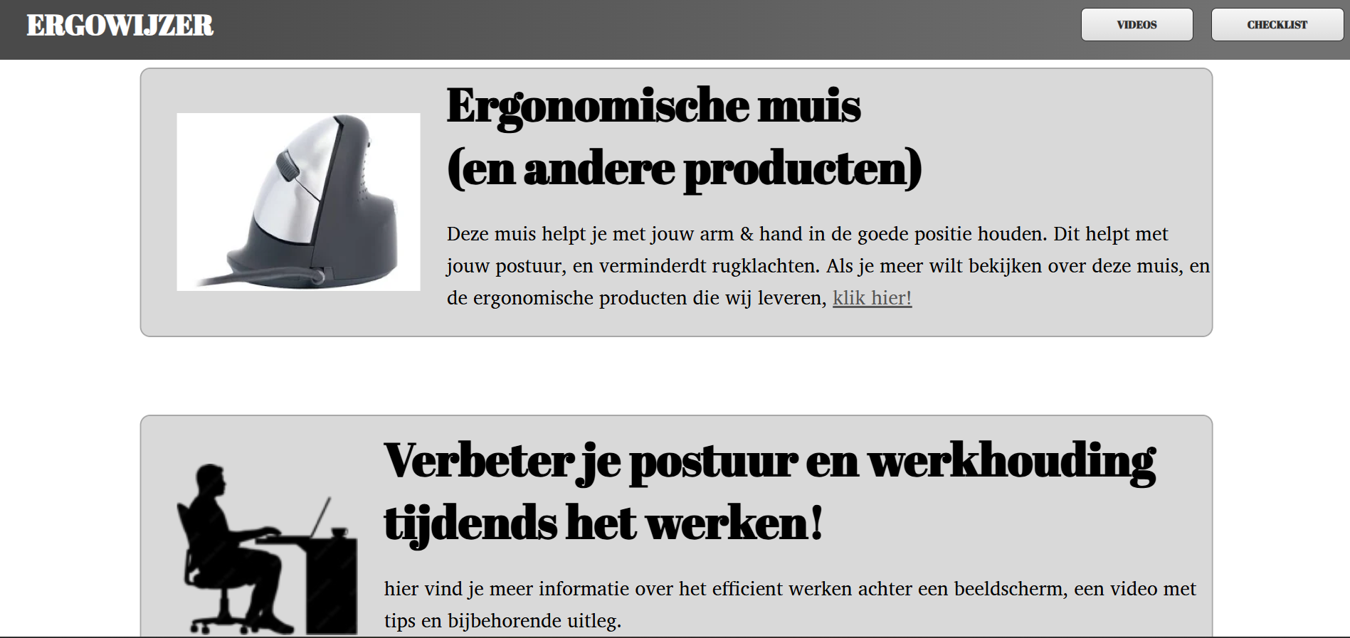 Ergowijzer